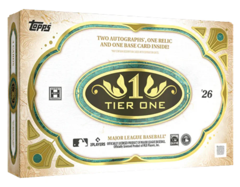 2026 Topps Tier One Baseball Hobby Box - Pre Order -