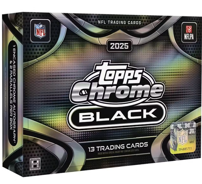 2025 Topps Chrome Black Football Hobby - Pre Order -