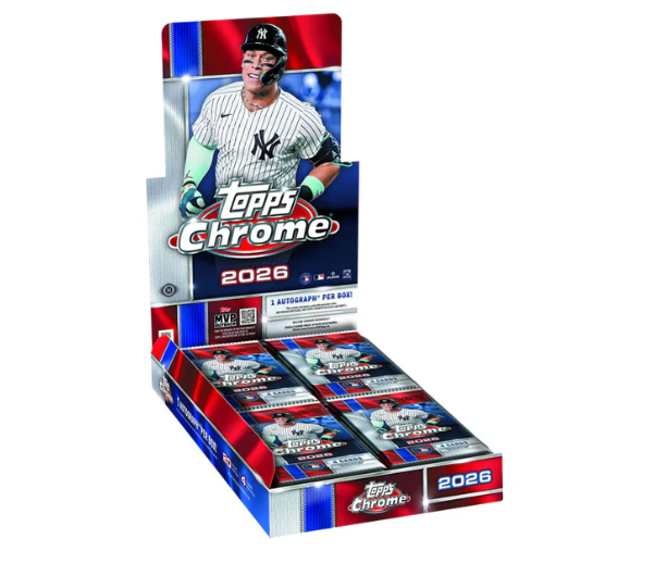 2026 Topps Chrome Baseball Hobby Box - Pre Order -