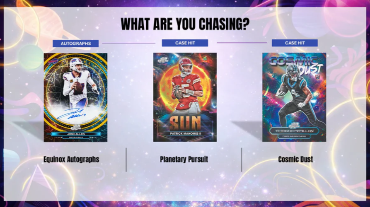 2025 Topps Cosmic Chrome Football Hobby Box - Pre Order -