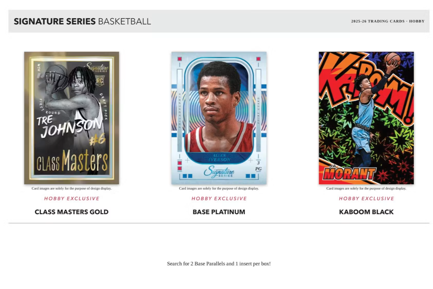 2025/26 Panini Signature Series Basketball