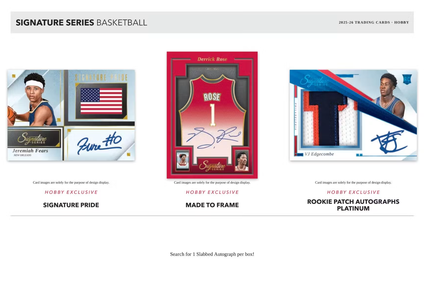 2025/26 Panini Signature Series Basketball