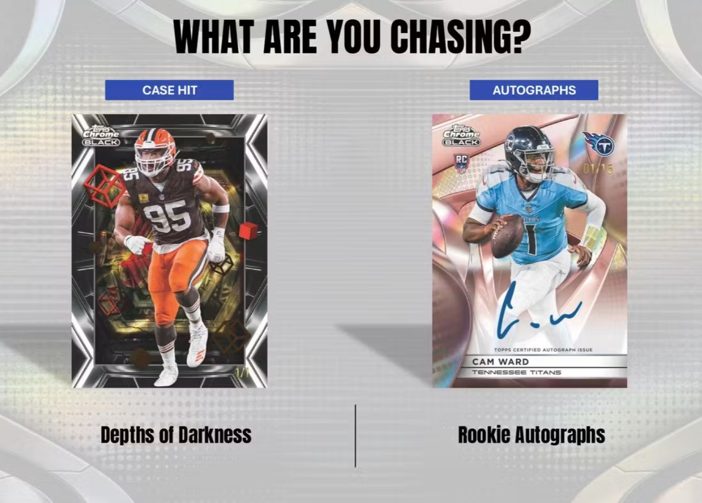 2025 Topps Chrome Black Football Hobby - Pre Order -